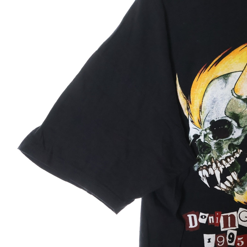 VINTAGE(ヴィンテージ) METALLICA PUSHEAD ESCAPE FROM THE STUDIO DONINGTON 1995 メタリカ 半袖Tシャツ カットソー ブラック