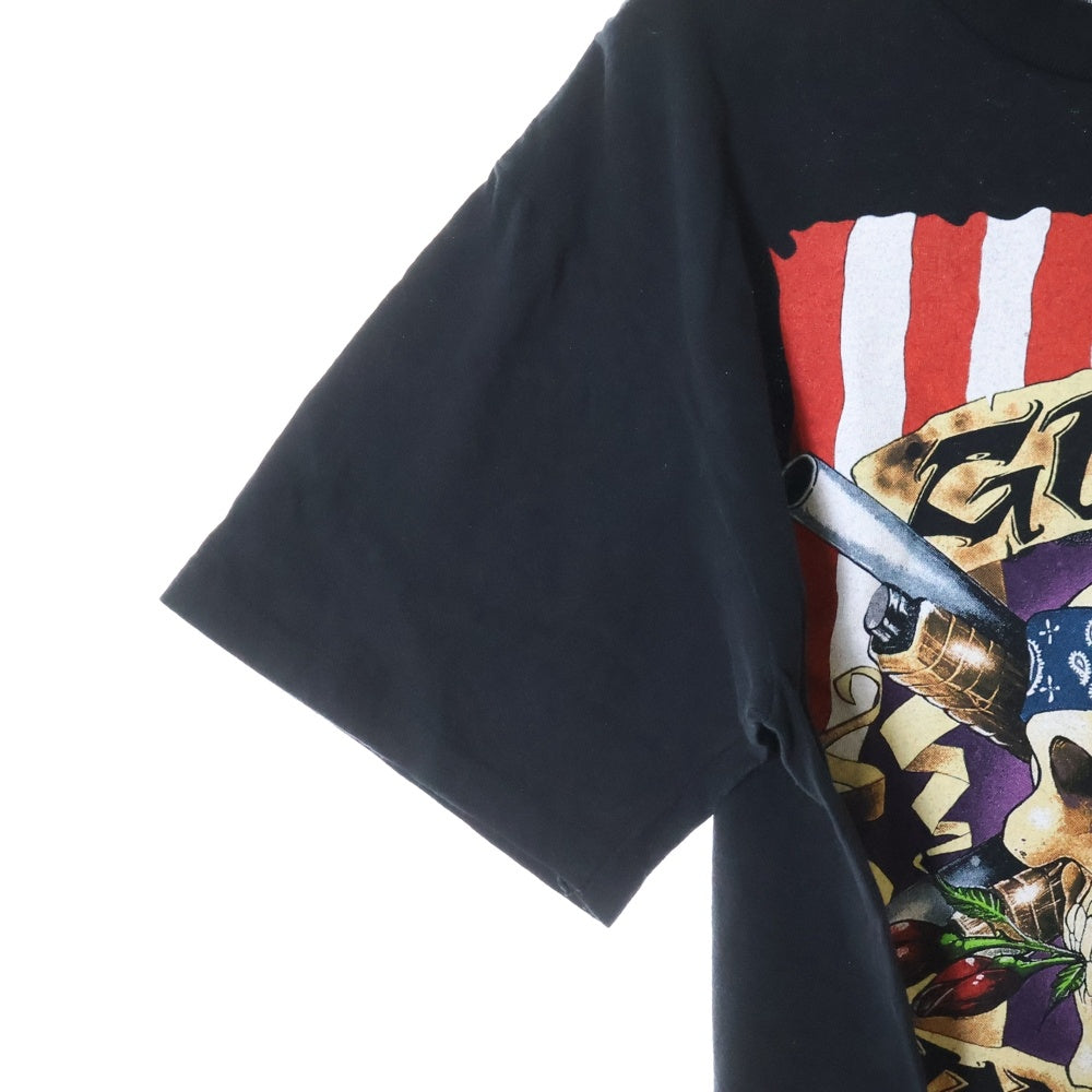 VINTAGE(ヴィンテージ) 90S GUNS N'ROSES ガンズアンドローゼズ プリント半袖Tシャツ カットソー ブラック