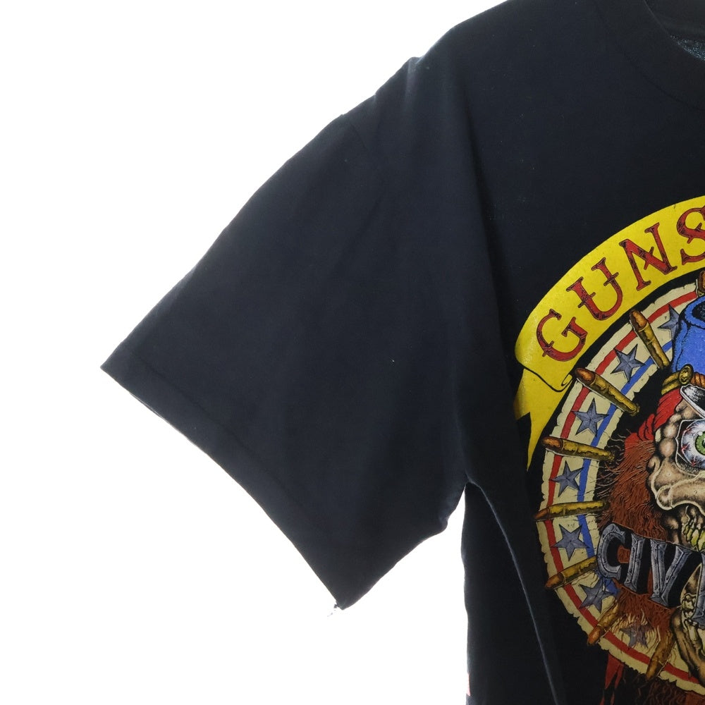 VINTAGE(ヴィンテージ) 90S GUNS ROSES GET IN THE RING TOUR TEE ガンズアンドローゼス 両面プリント 半袖Tシャツ カットソー ブラック