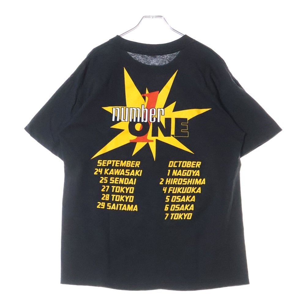 VINTAGE(ヴィンテージ) 90S HELLOWEEN SPORTS WEAR Pink Bubbles Go APE on Tour 半袖Tシャツ カットソー ブラック
