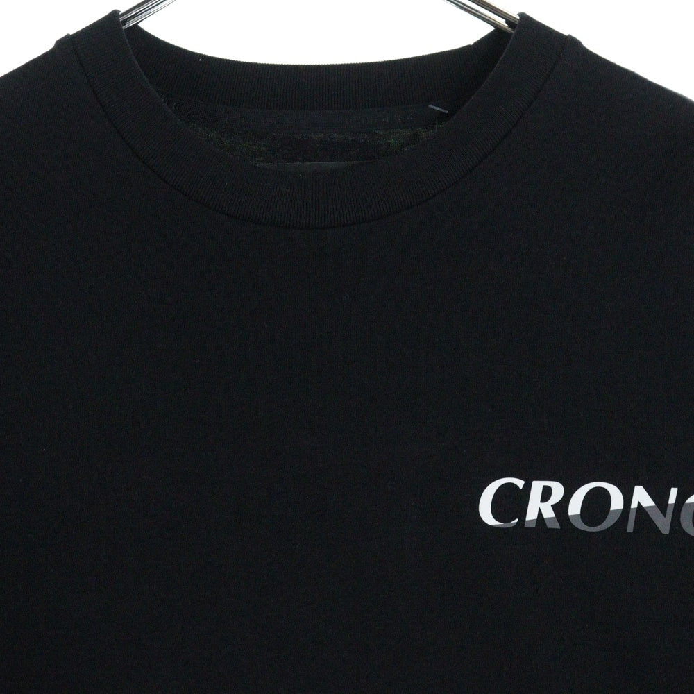 NO BRAND(ノーブランド) CRONOS クロノス Tシャツ 半袖カットソー ブラック C04-TS-2515ST