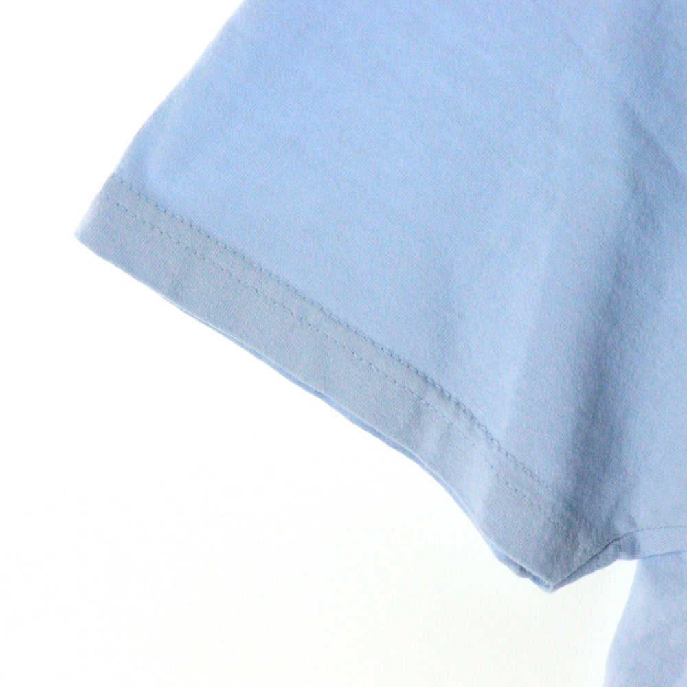 NO BRAND(ノーブランド) P.i SMILE S/S TEE スマイル Tシャツ 半袖カットソー ブルー