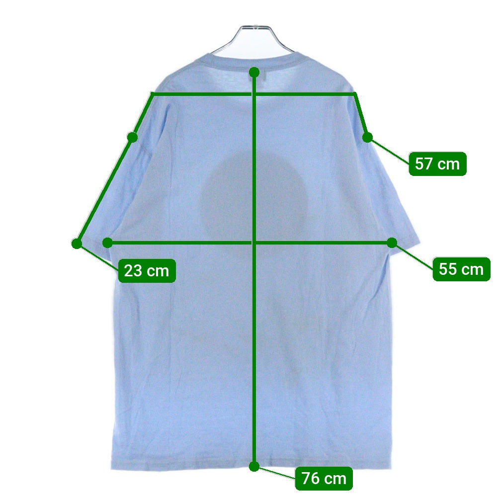 NO BRAND(ノーブランド) P.i SMILE S/S TEE スマイル Tシャツ 半袖カットソー ブルー