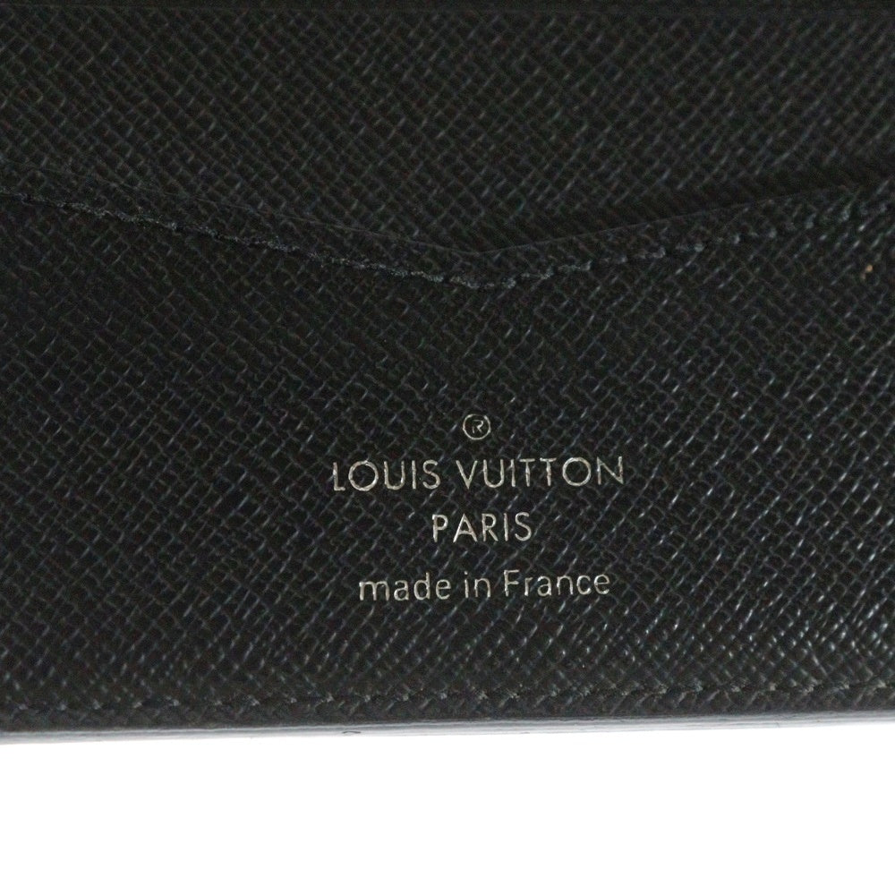 LOUIS VUITTON(ルイヴィトン) ポルトフォイユスレンダー 2つ折りカードケース コンパクトウォレット ブラック M62294 CT4200