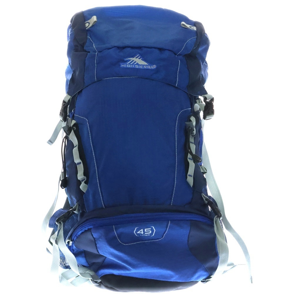 NO BRAND(ノーブランド) マウンテンバッグ 登山バッグ ブルー