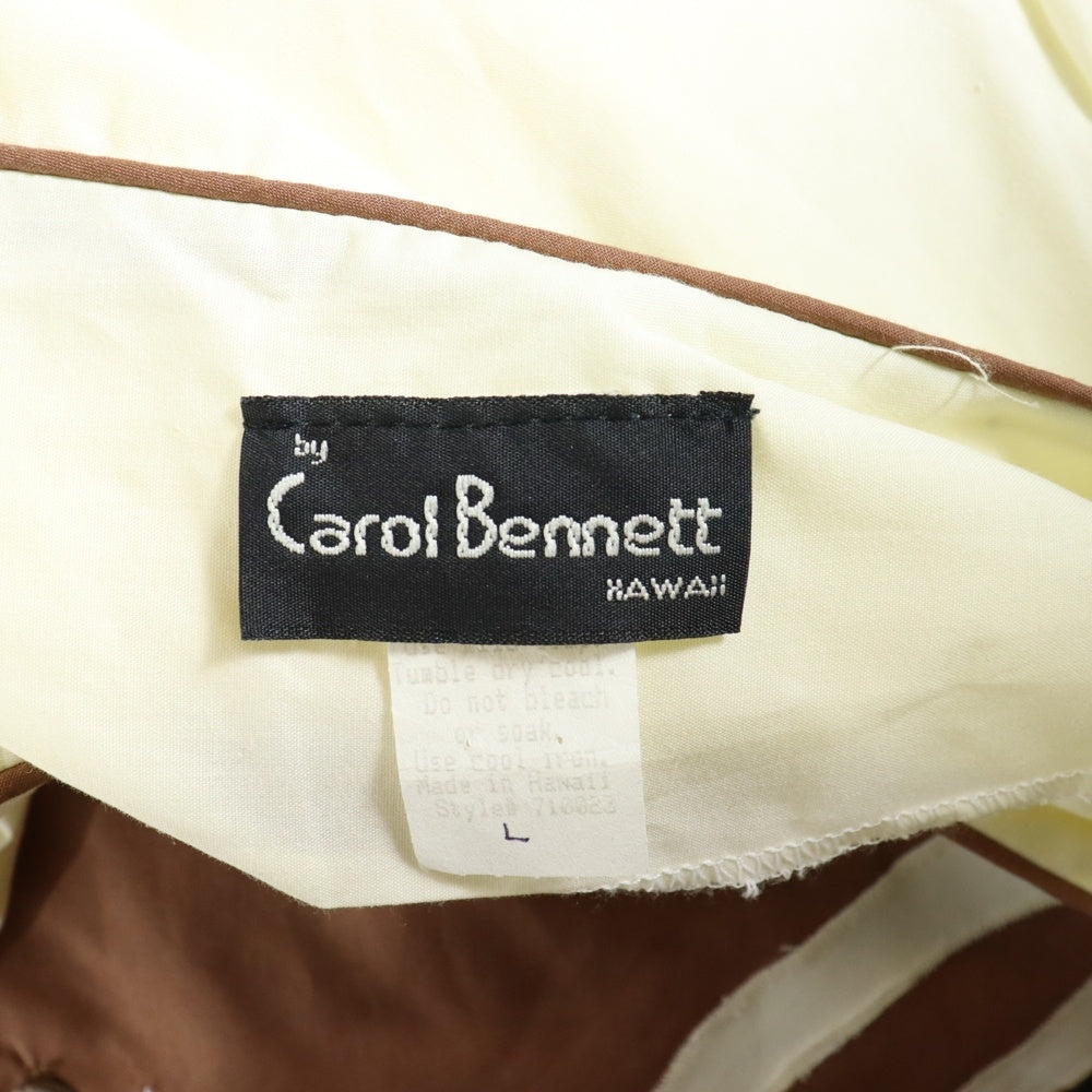 NO BRAND(ノーブランド) Carol Bennett キャロルベネット ワンピース ブラウン