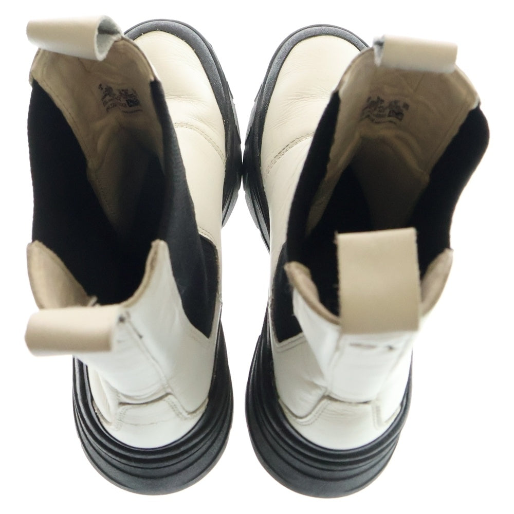 PUMA(プーマ) MAYZE STACK CHELSEA WNS VAPOROUS GRAY 22FA-I ウィメンズ サイドゴア ハイカットブーツ ホワイト/ブラック US6.5/23.0cm 386272-01