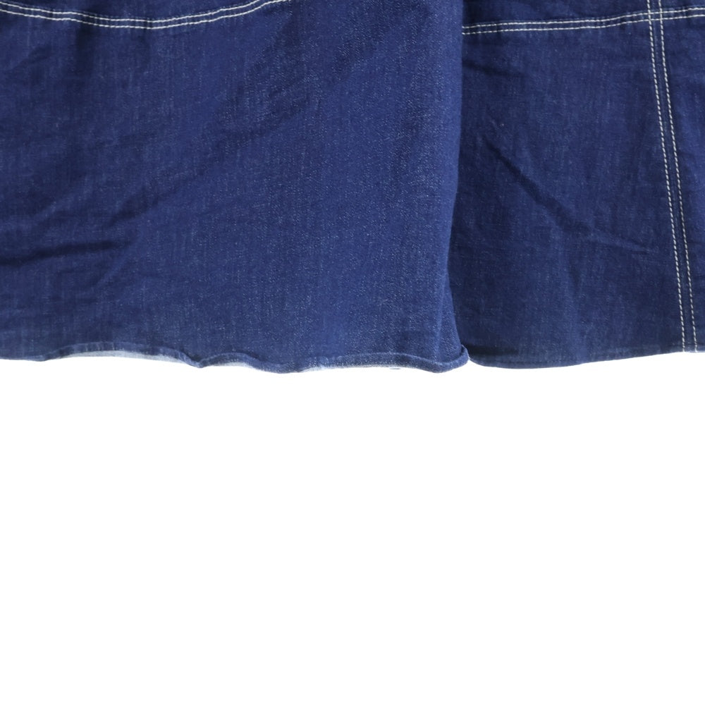 Her lip to(ハーリップトゥ) Eze Puff-Sleeve Denim Dress 半袖 デニムドレス インディゴ