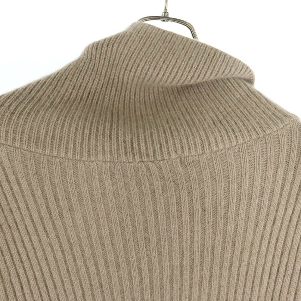 Her lip to(ハーリップトゥ) Half Zip Knit Mini Dress ハーフジップ ニットドレス ベージュ レディース