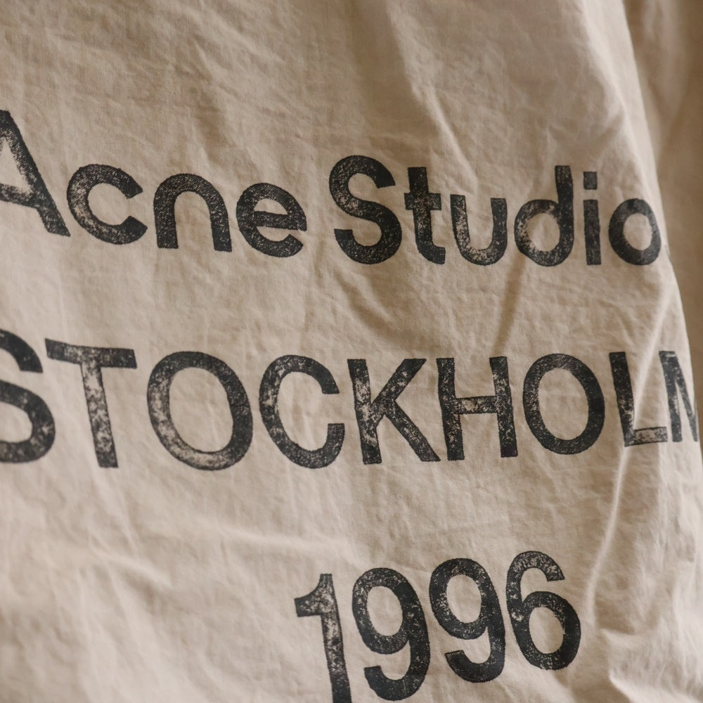 Acne Studios(アクネ ストゥディオズ) 23AW LOGO ZIPPER JACKET バックロゴ ジップジャケット ピンク FN-MN-OUTW000996
