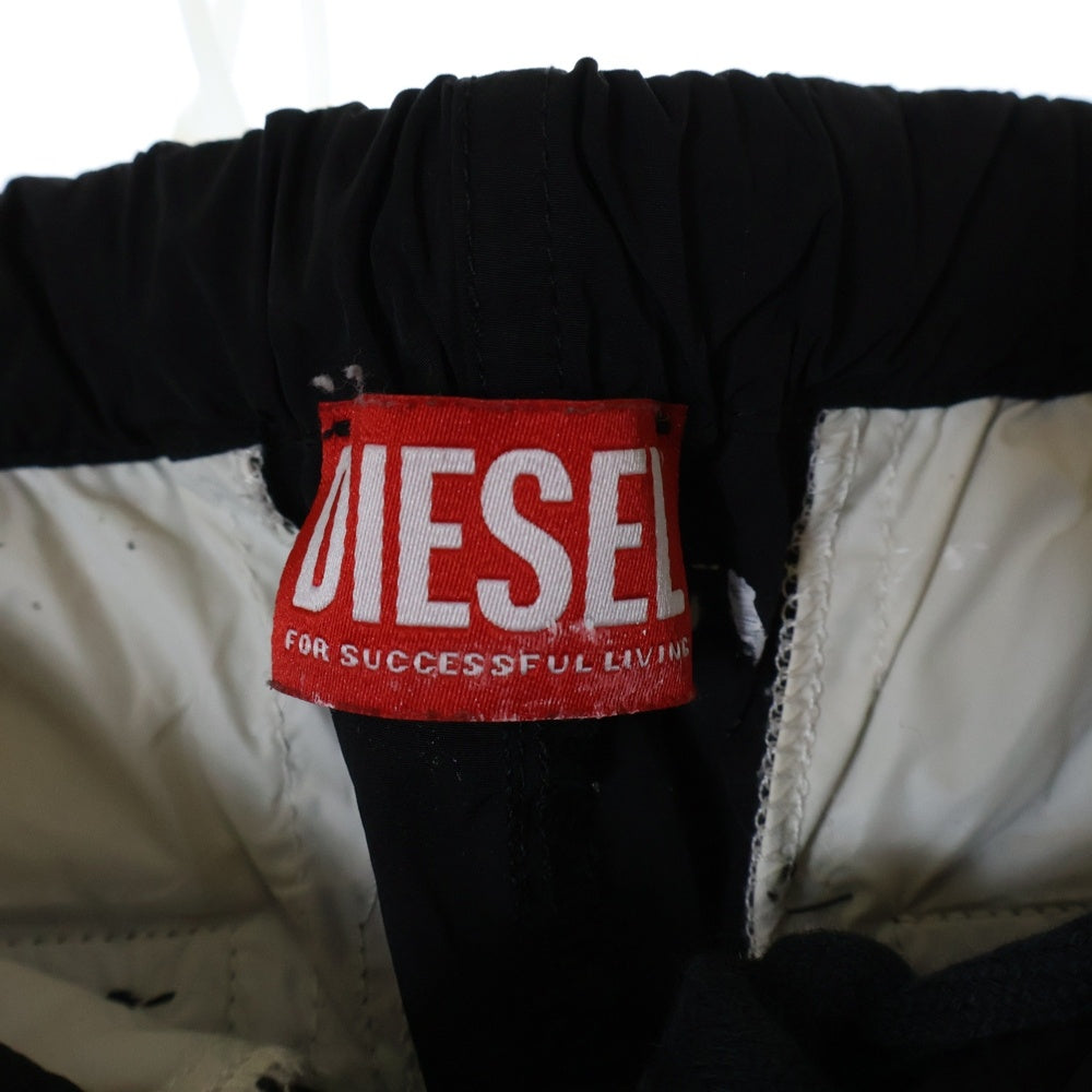 DIESEL(ディーゼル) 24AW P-TATE TRACK PANTS ダーティエフェクトナイロンパンツ グレー/ブルー A14130