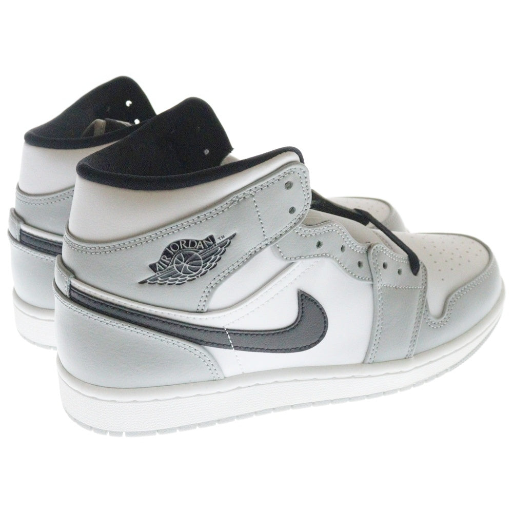 NIKE(ナイキ) AIR JORDAN 1 MID SMOKE GREY 554724-092 エアジョーダン 1 スモークグレー ミッドカットスニーカー グレー US8.5/26.5cm