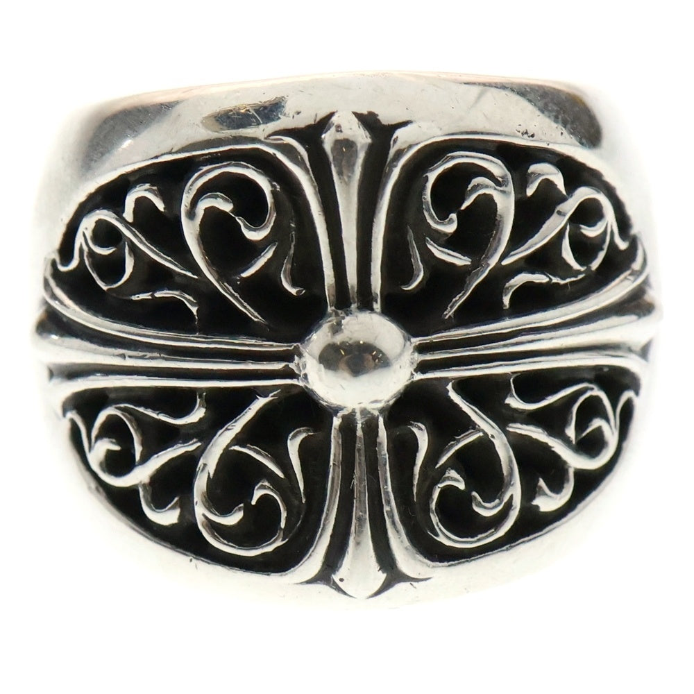 CHROME HEARTS(クロムハーツ) CLASSIC OVAL クラシックオーバルクロス リング シルバー BCA340
