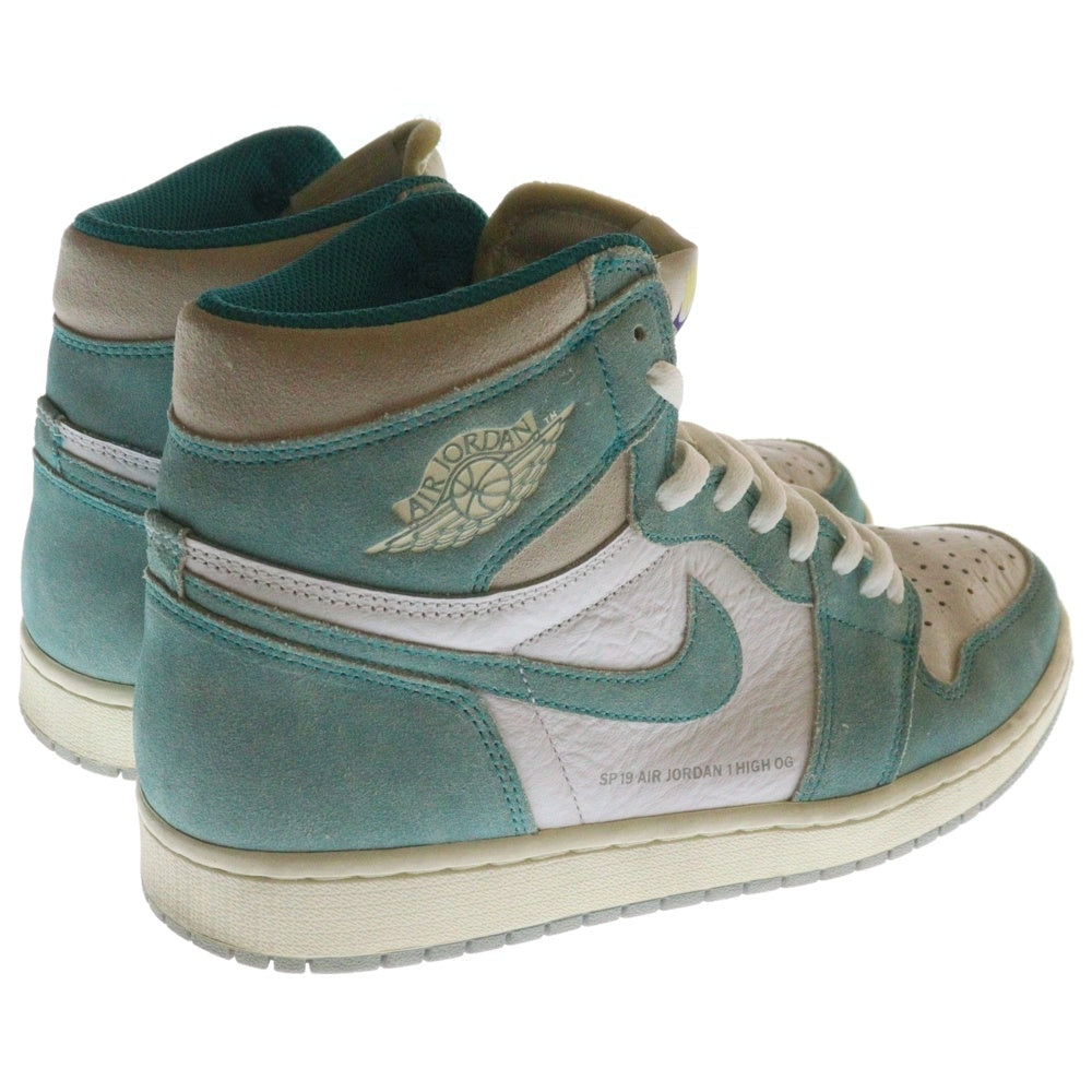 NIKE(ナイキ) AIR JORDAN 1 RETRO HIGH OG TURBO GREEN エアジョーダン1 ターボグリーン ハイカットスニーカー ホワイト/ライトブルー US10/28.0cm 555088-311