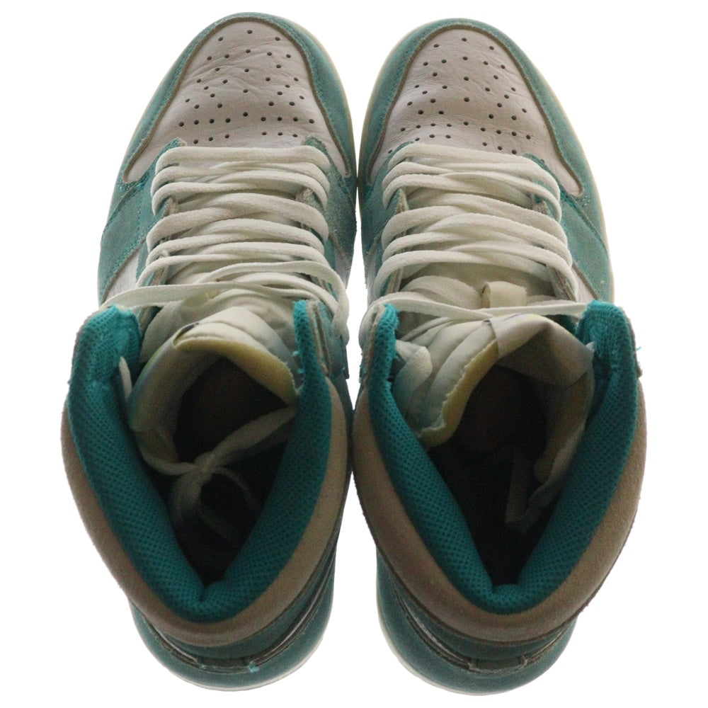NIKE(ナイキ) AIR JORDAN 1 RETRO HIGH OG TURBO GREEN エアジョーダン1 ターボグリーン ハイカットスニーカー ホワイト/ライトブルー US10/28.0cm 555088-311