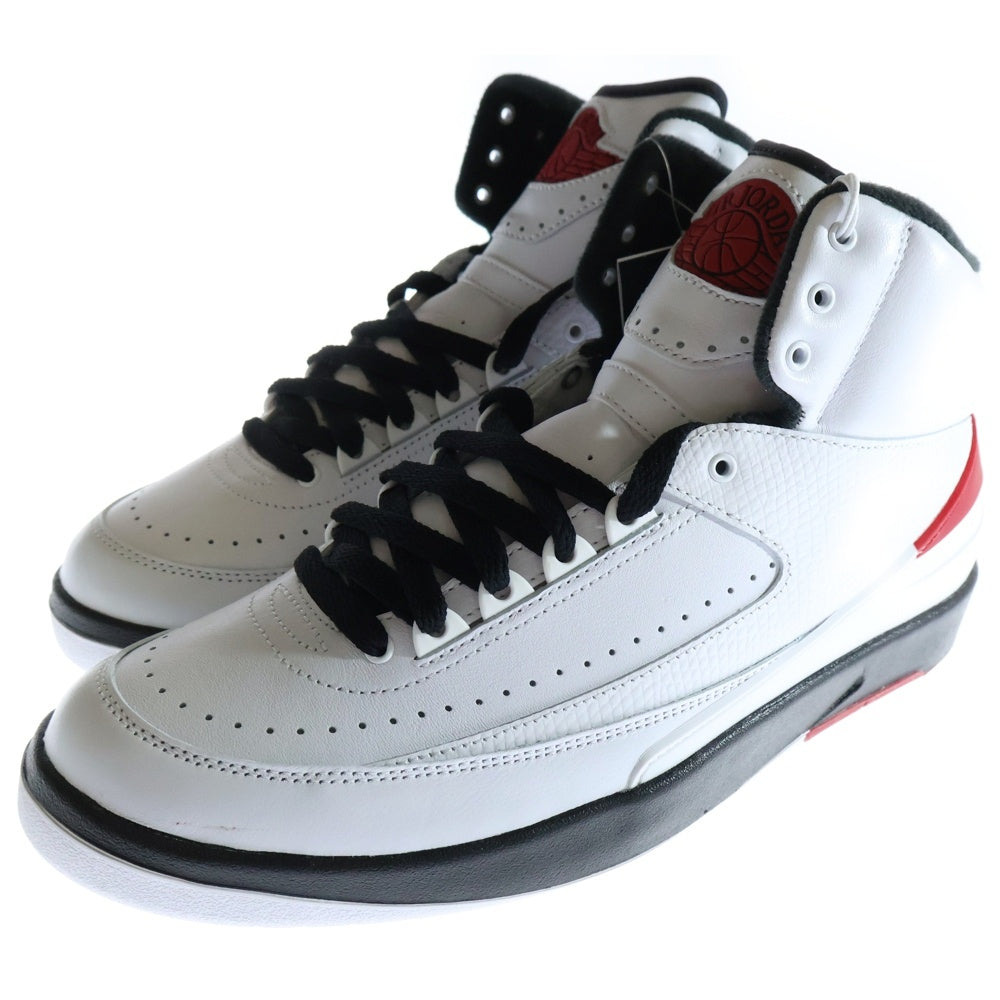 NIKE(ナイキ) AIR JORDAN 2 OG CHICAGO 2022 エアジョーダン2 OG シカゴ ハイカットスニーカー ホワイト/レッド US10/28.0cm DX2454-106