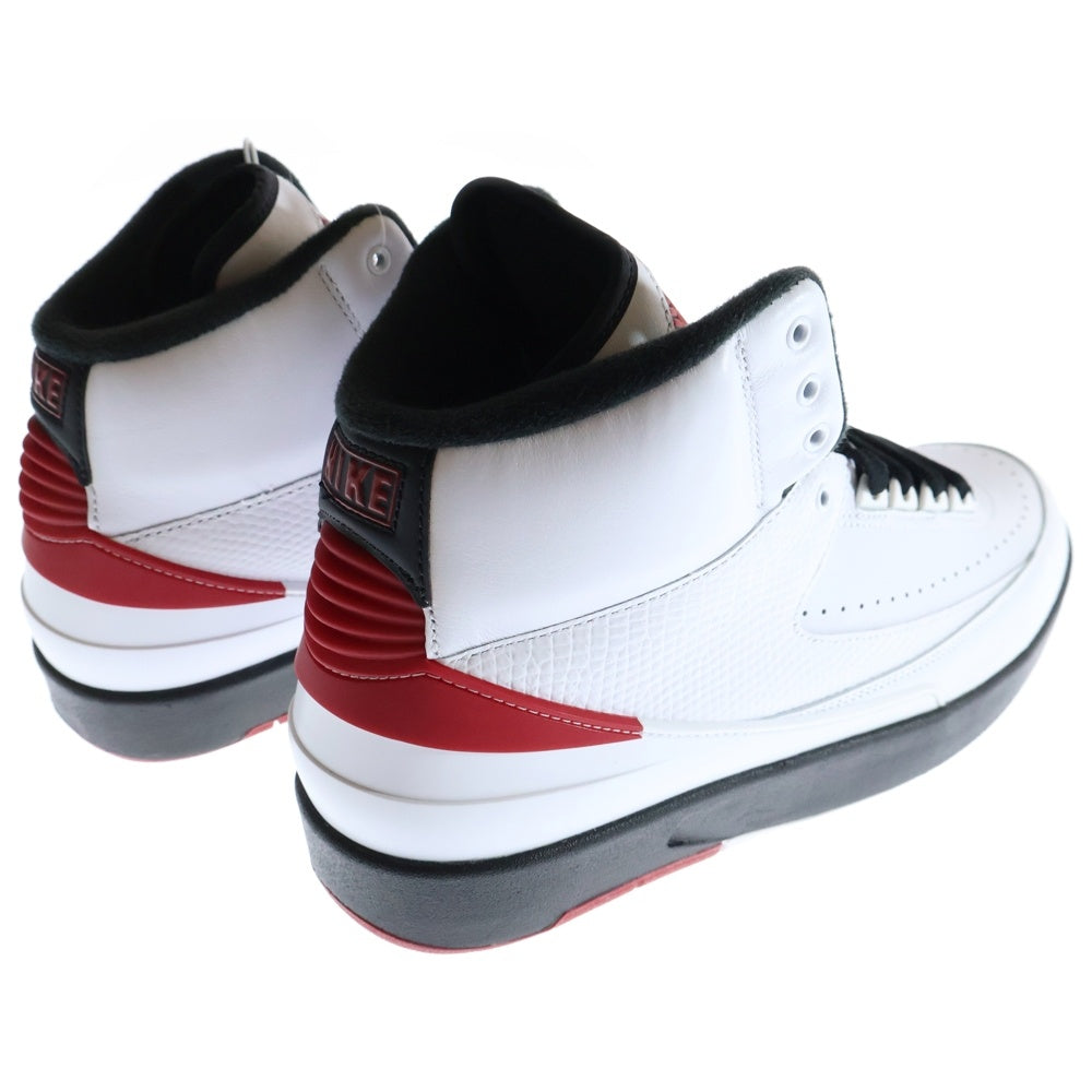 NIKE(ナイキ) AIR JORDAN 2 OG CHICAGO 2022 エアジョーダン2 OG シカゴ ハイカットスニーカー ホワイト/レッド US10/28.0cm DX2454-106
