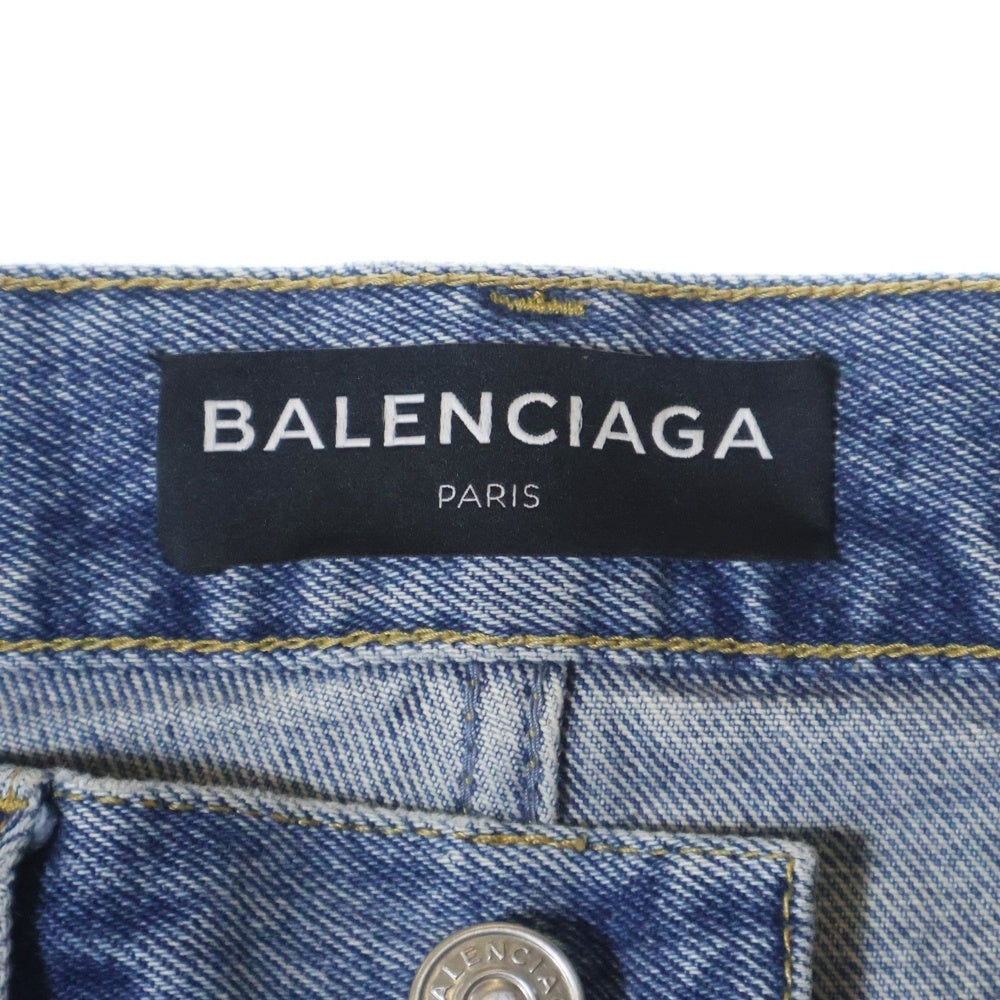 BALENCIAGA(バレンシアガ) ボタンフライ ストレートデニム インディゴ UP57 2017 00254