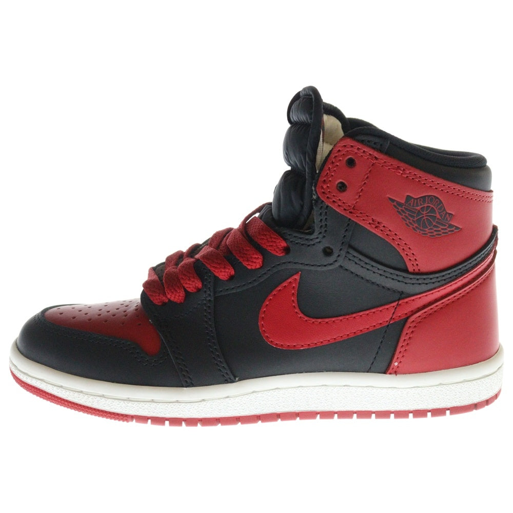 NIKE(ナイキ) AIR JORDAN 1 HIGH 85 BRED 2025 エアジョーダン 1 ブレッド ハイカットスニーカー レディース US5/23.5cm レッド/ブラック HV6674-067