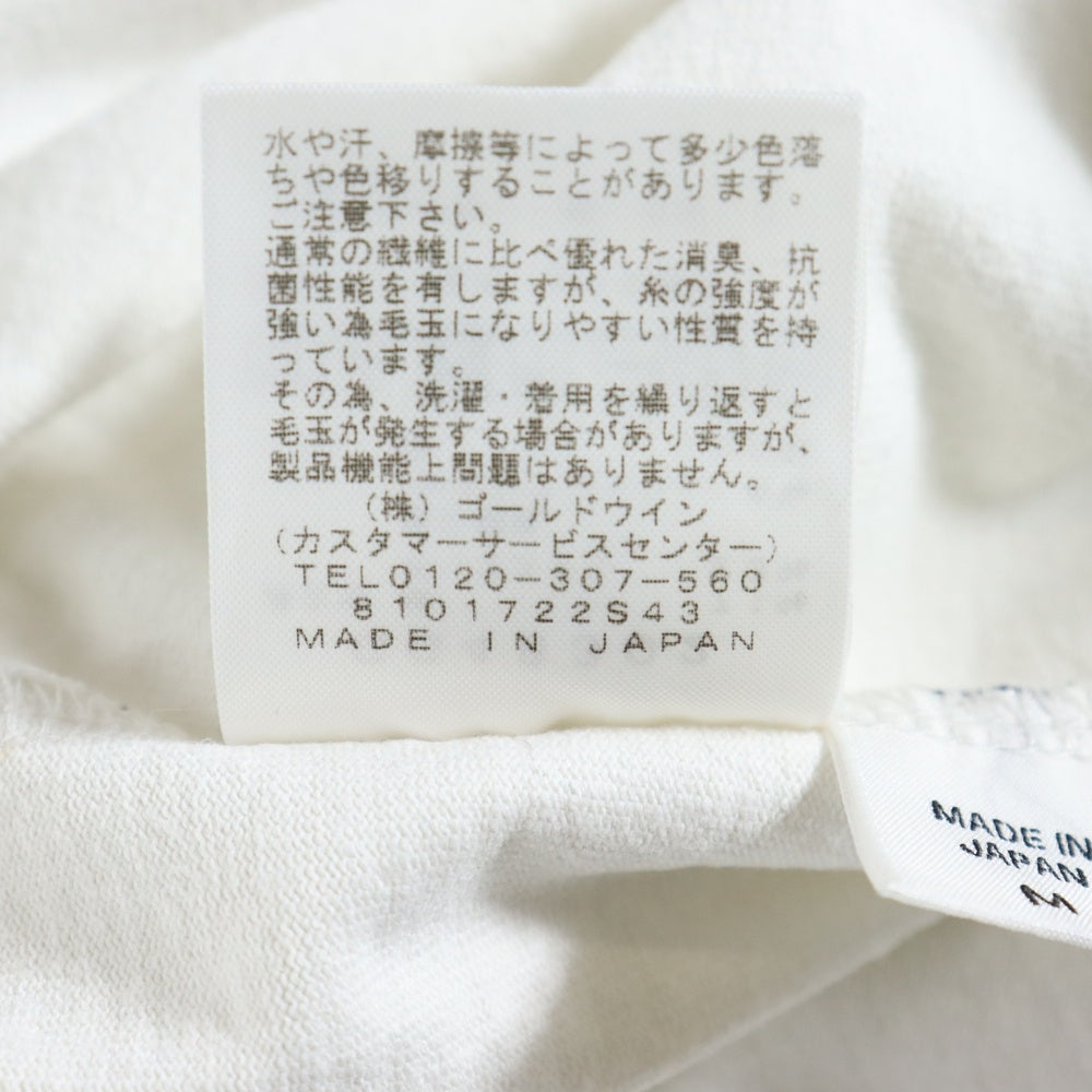 GOLDWIN(ゴールドウィン) 胸ポケット 半袖Tシャツ カットソー ホワイト