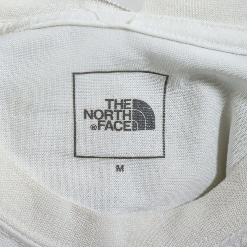 THE NORTH FACE(ザノースフェイス) NT32147 Small Box Logo Tee 半袖Tシャツ アイボリー