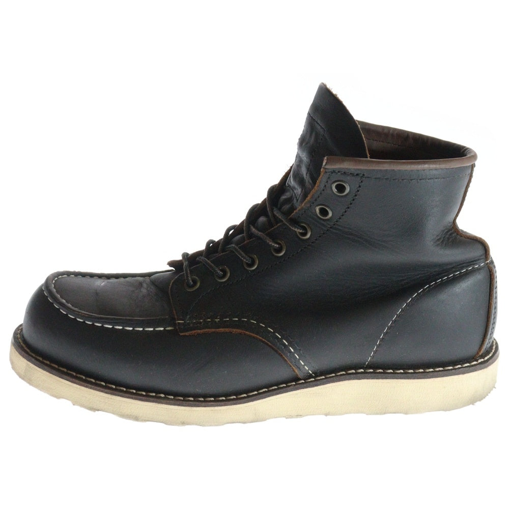 RED WING(レッド ウイング) 6-inch Classic Moc 6インチ クラシックモック レースアップ ハイカットブーツ ブラック US9/27.0cm 8849