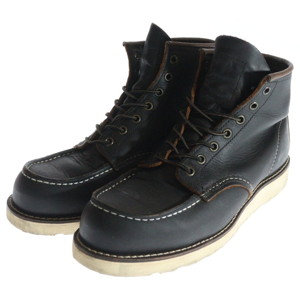 RED WING(レッド ウイング) 6-inch Classic Moc 6インチ クラシックモック レースアップ ハイカットブーツ ブラック US9/27.0cm 8849