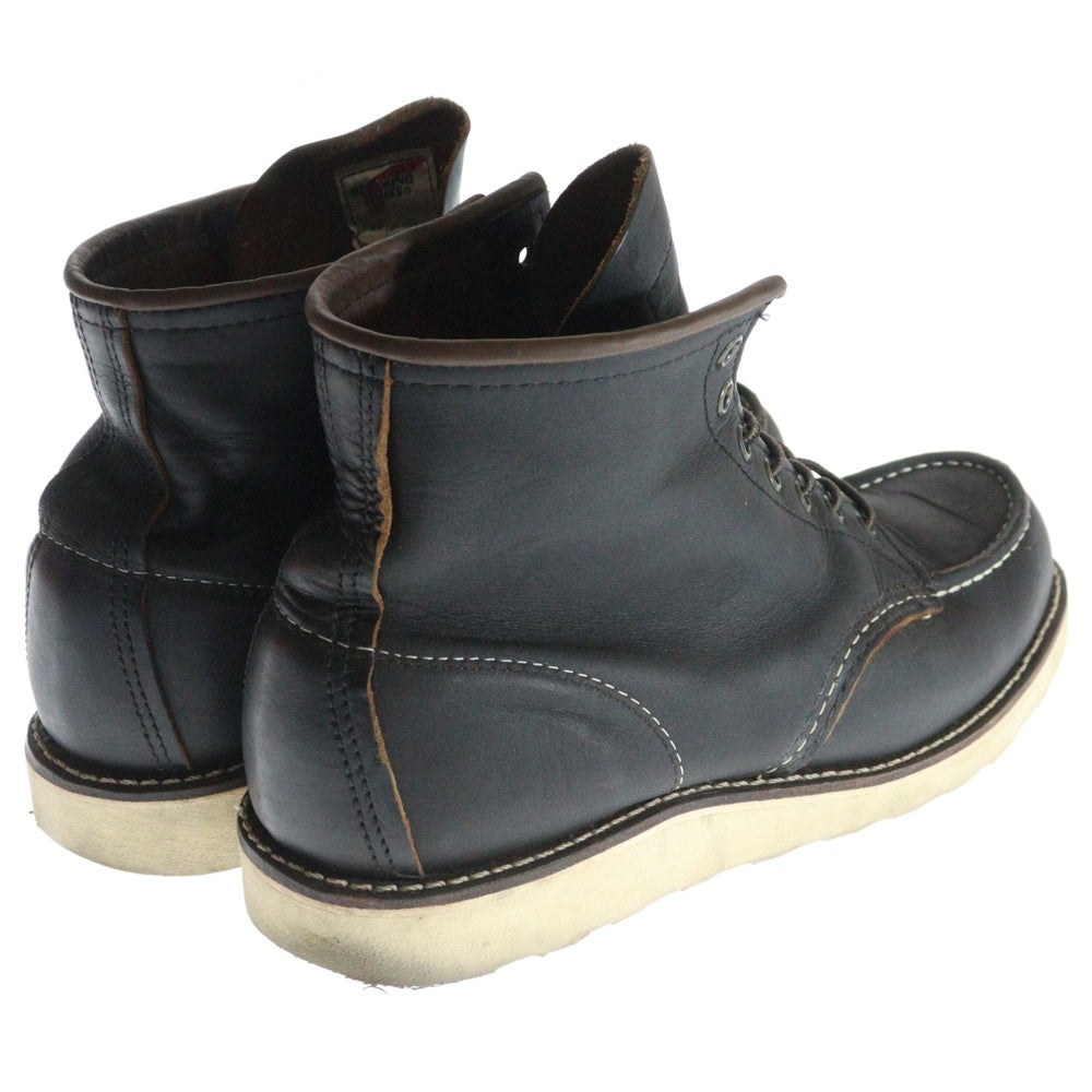 RED WING(レッド ウイング) 6-inch Classic Moc 6インチ クラシックモック レースアップ ハイカットブーツ ブラック US9/27.0cm 8849