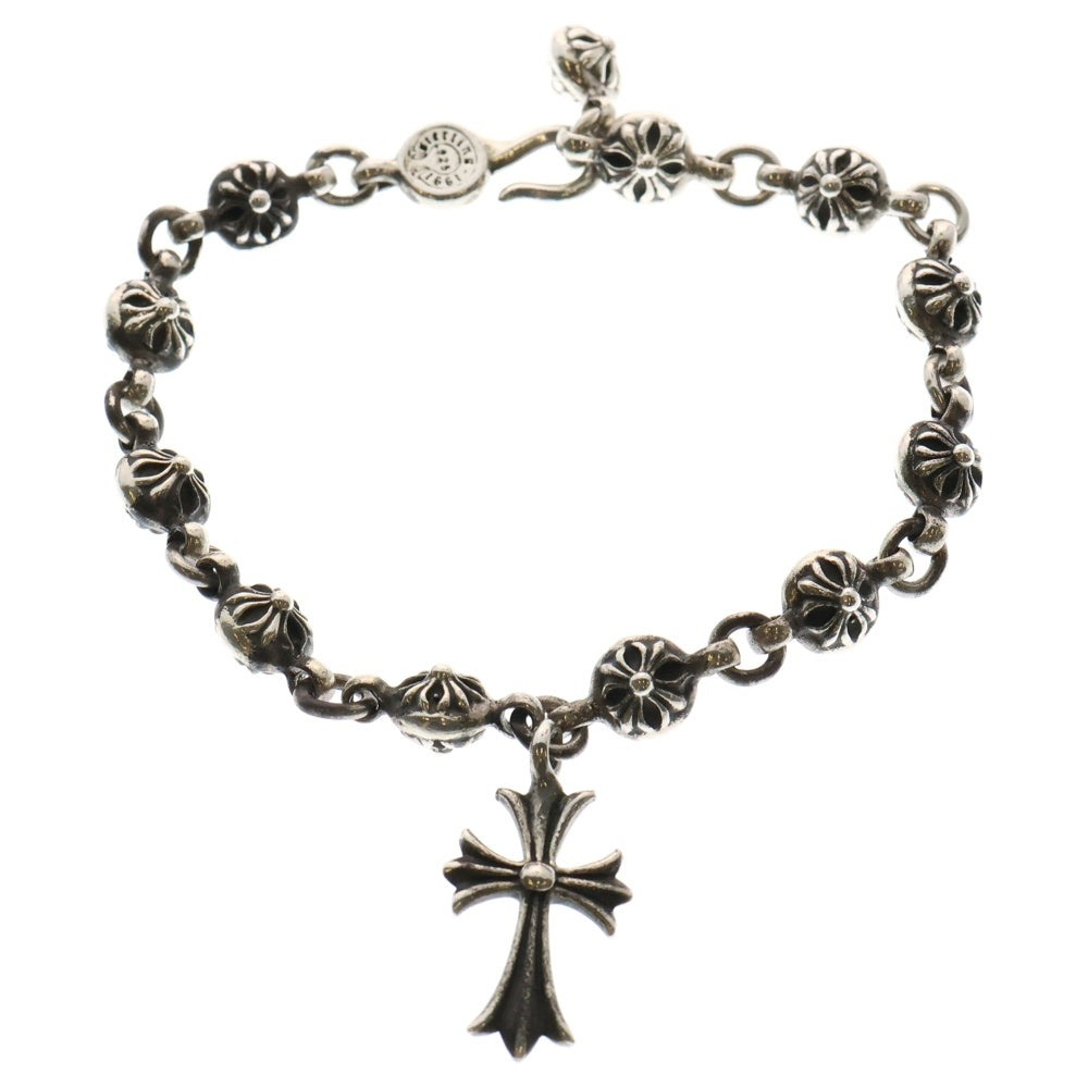 CHROME HEARTS(クロムハーツ) NO1 BALL CH CROSS #1クロスボールタイニーCHクロス シルバーブレスレット