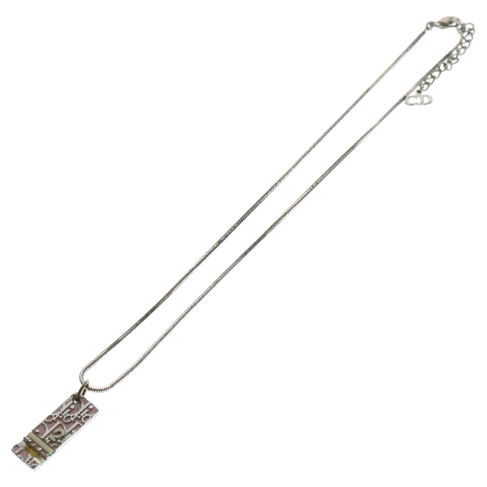 Christian Dior(クリスチャンディオール) トロッター プレート ネックレス ペンダント シルバー