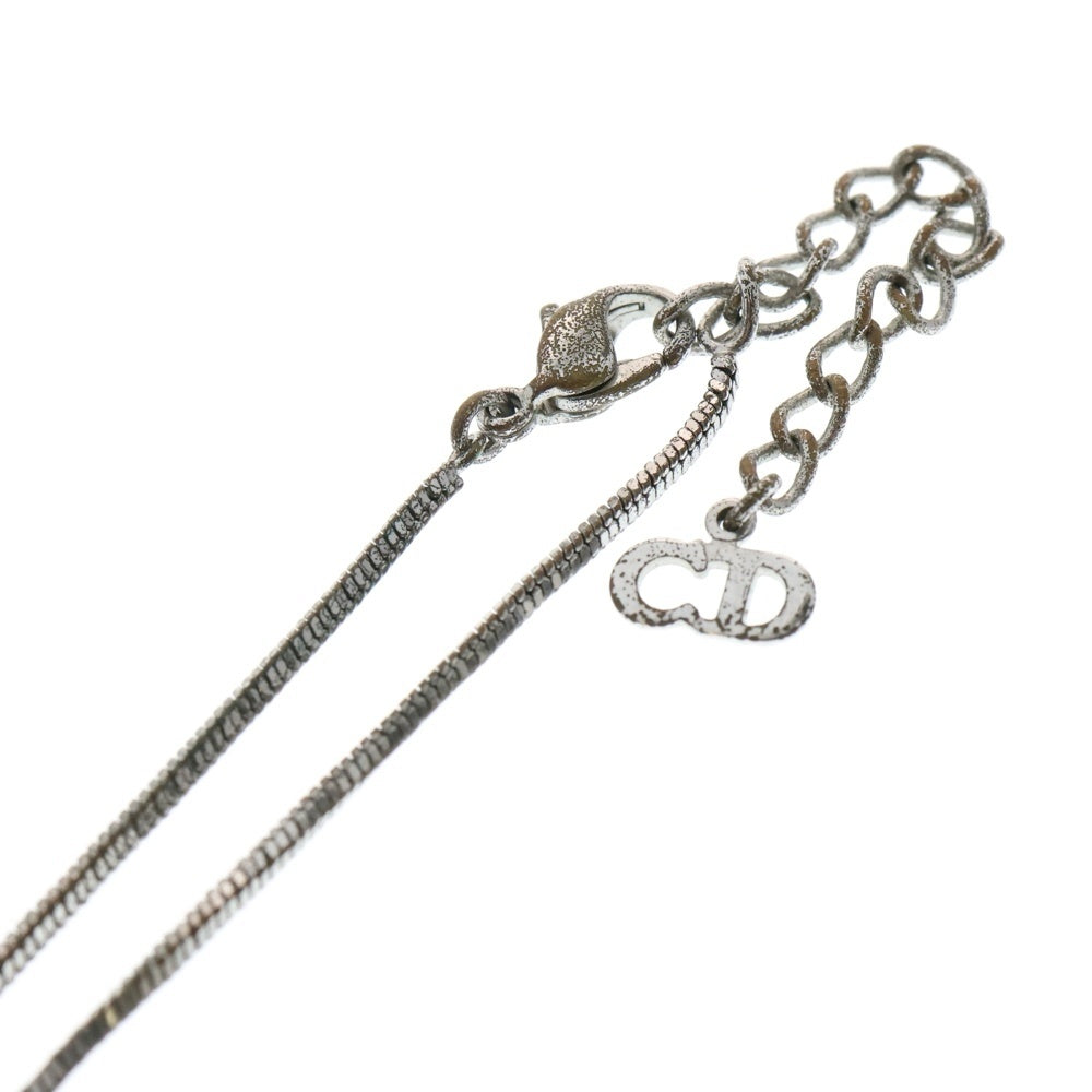 Christian Dior(クリスチャンディオール) トロッター プレート ネックレス ペンダント シルバー