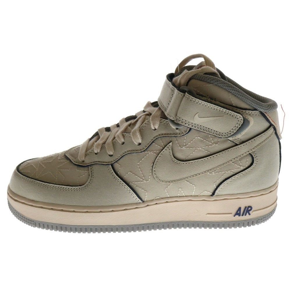 NIKE(ナイキ) AIR FORCE 1 MID Pearl White エアフォースワン ミッドカットスニーカー ベージュ US8.5/26.5cm DZ5367-219