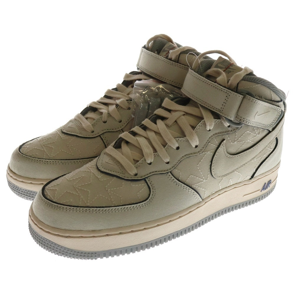 NIKE(ナイキ) AIR FORCE 1 MID Pearl White エアフォースワン ミッドカットスニーカー ベージュ US8.5/26.5cm DZ5367-219