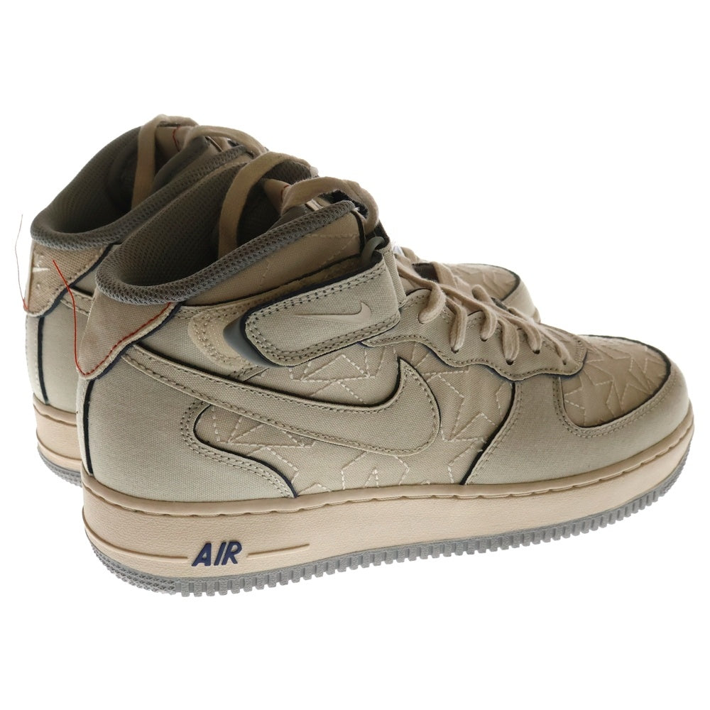 NIKE(ナイキ) AIR FORCE 1 MID Pearl White エアフォースワン ミッドカットスニーカー ベージュ US8.5/26.5cm DZ5367-219