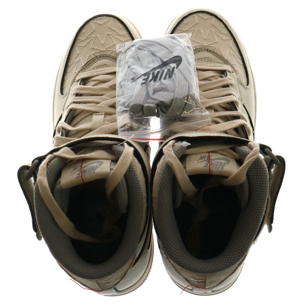 NIKE(ナイキ) AIR FORCE 1 MID Pearl White エアフォースワン ミッドカットスニーカー ベージュ US8.5/26.5cm DZ5367-219