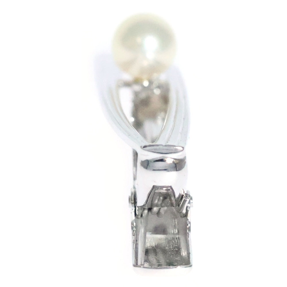 MIKIMOTO(ミキモト) パール ネクタイピン スウィヴル式 シルバー
