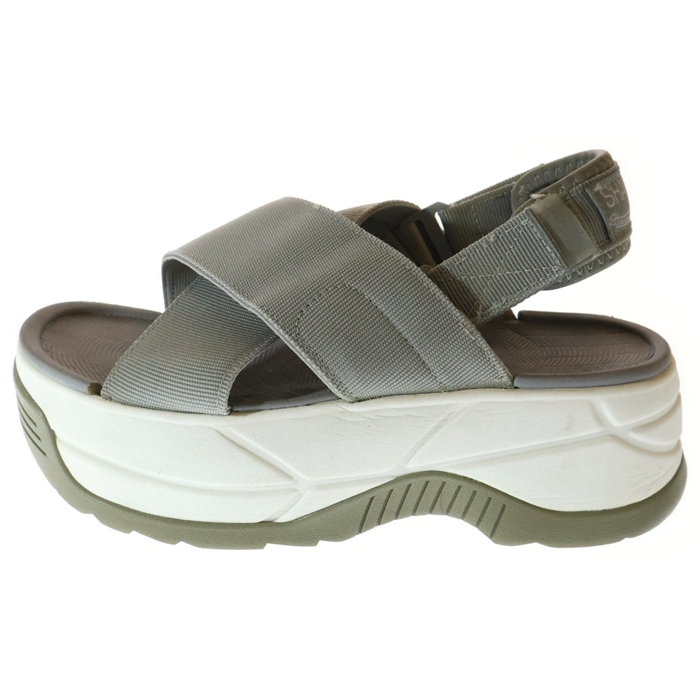 NO BRAND(ノーブランド) SHAKA シャカ ベルトサンダル グレー US6/24.0cm レディース