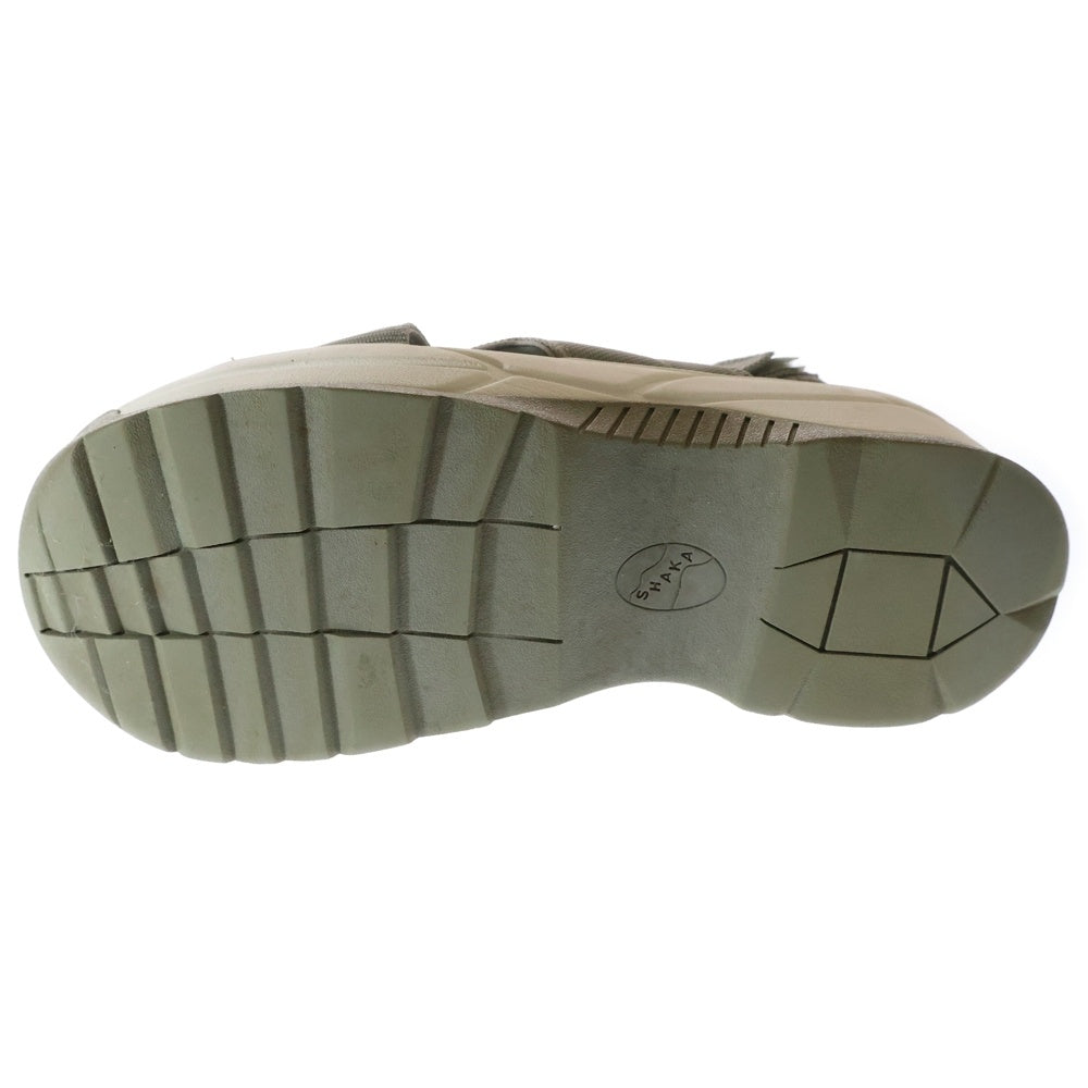 NO BRAND(ノーブランド) SHAKA シャカ ベルトサンダル グレー US6/24.0cm レディース