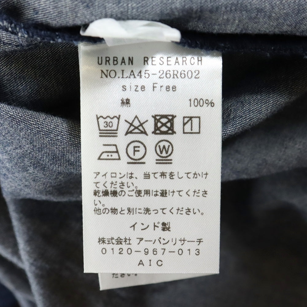 URBAN RESEARCH(アーバンリサーチ) SONNYLABEL シャツワンピース ネイビー