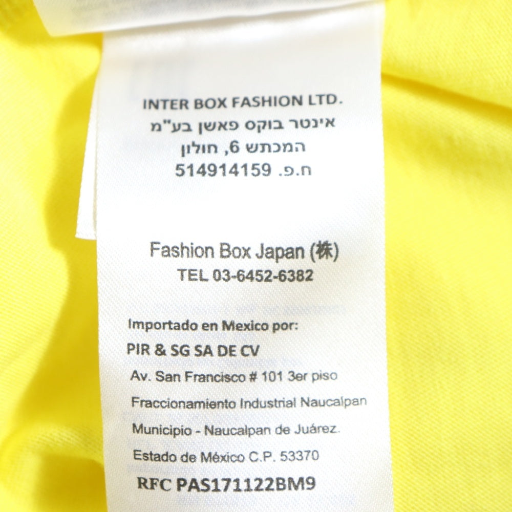 REPLAY(リプレイ) フロントロゴプリント 半袖Tシャツ イエロー