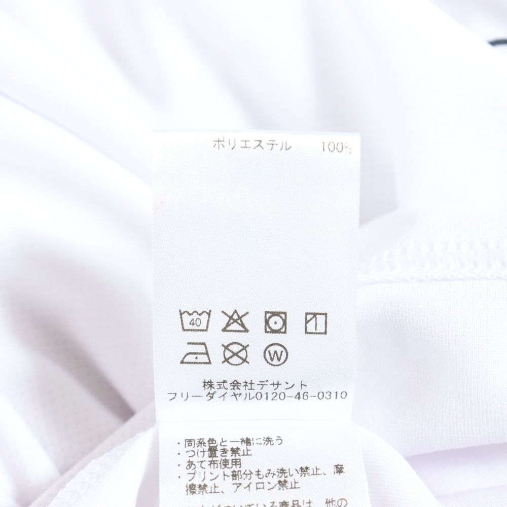 agnes b. homme(アニエスベーオム) ×arena 半袖Tシャツ メッシュ ホワイト