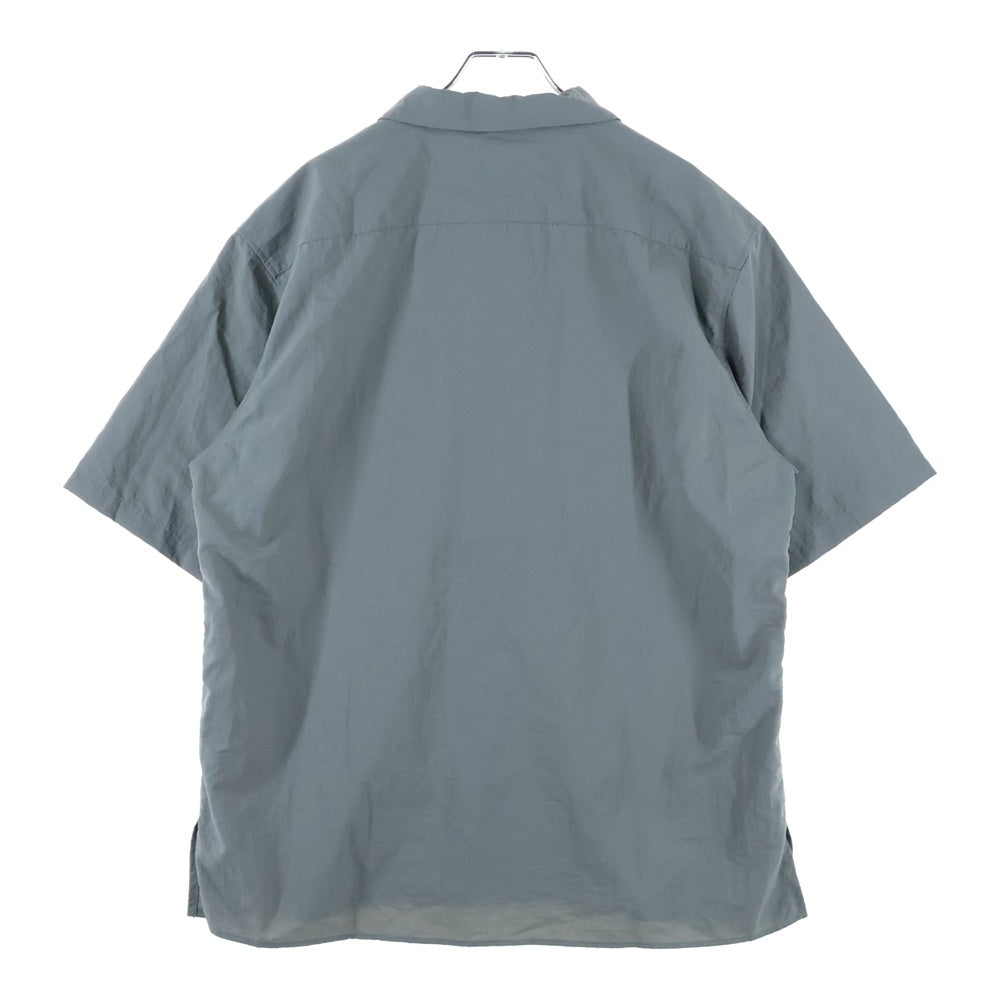 agnes b. homme(アニエスベーオム) CHEMISE MAGNUM 半袖シャツ ナイロン グレー W796-UBT2