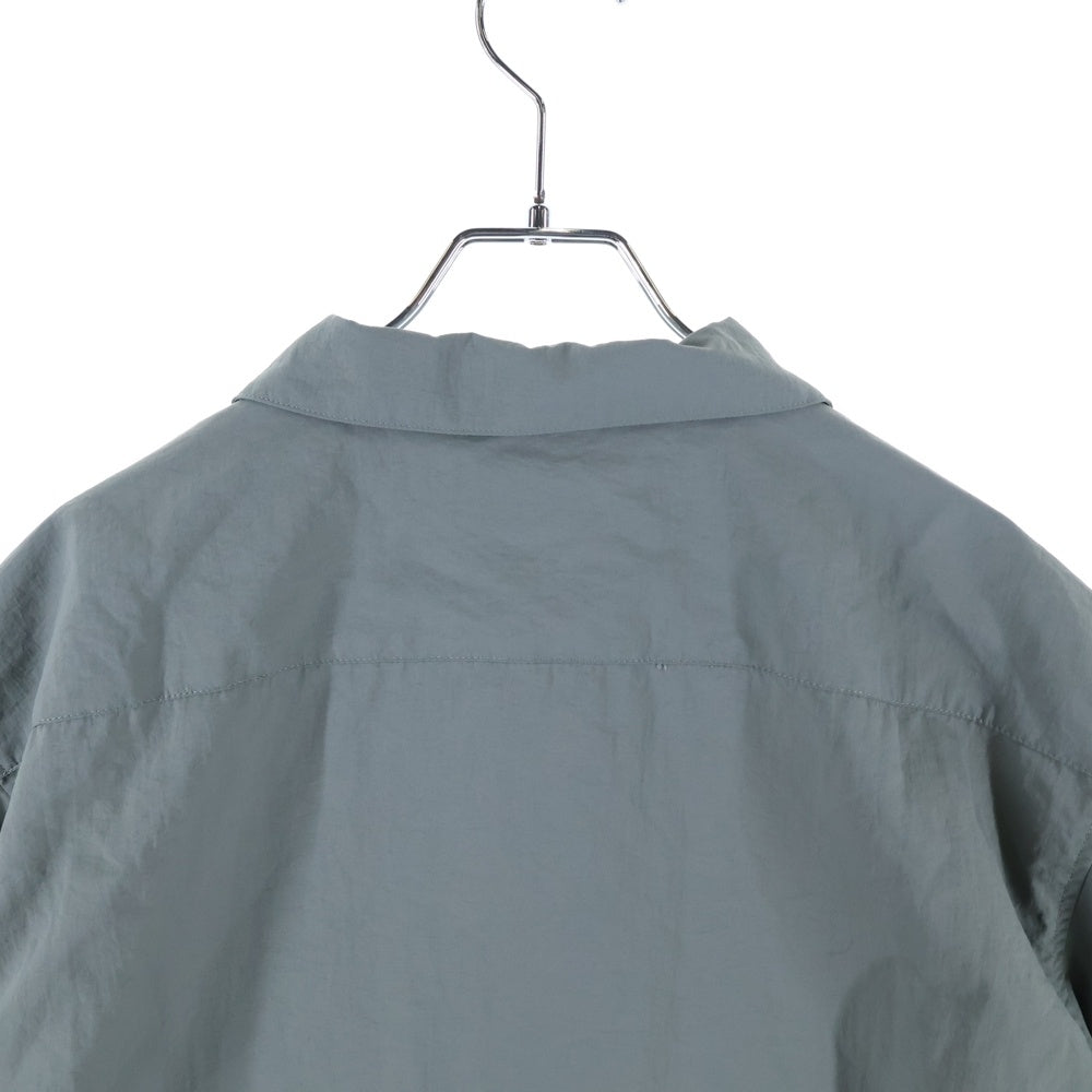 agnes b. homme(アニエスベーオム) CHEMISE MAGNUM 半袖シャツ ナイロン グレー W796-UBT2