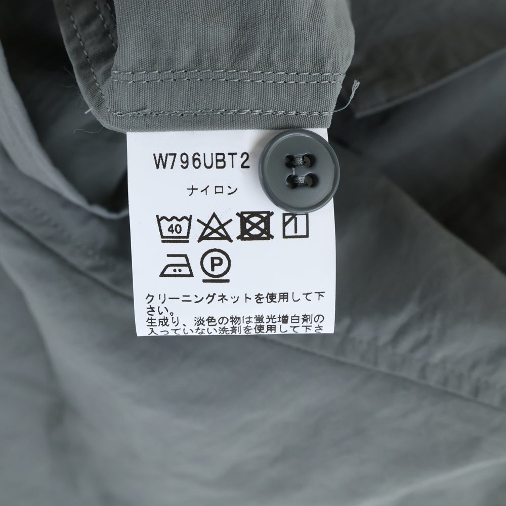 agnes b. homme(アニエスベーオム) CHEMISE MAGNUM 半袖シャツ ナイロン グレー W796-UBT2