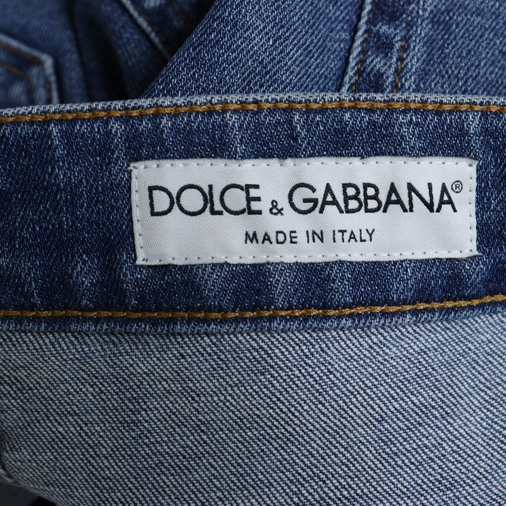 DOLCE & GABBANA(ドルチェアンドガッバーナ) メタルタグ ジップフライ デニム インディゴ GWI7AD G8GV1