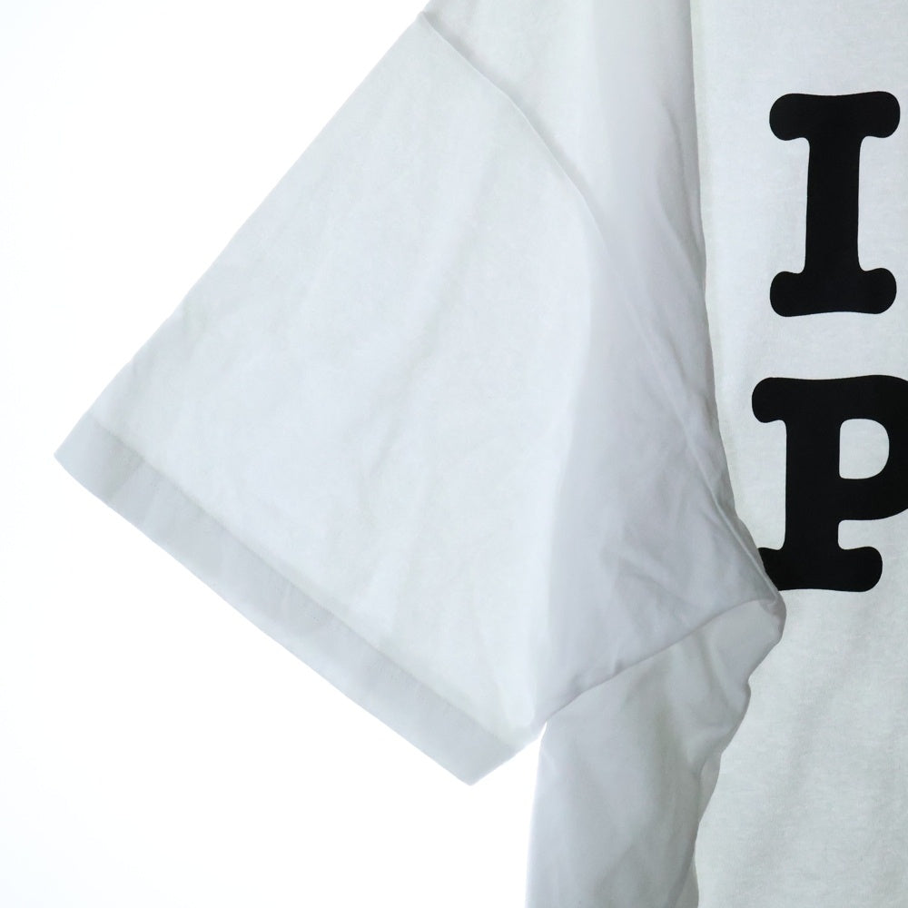 Palm Angels(パームエンジェルス) I Love Pa Classic フロントプリント 半袖Tシャツ ホワイト PMAA066S23JER0020184
