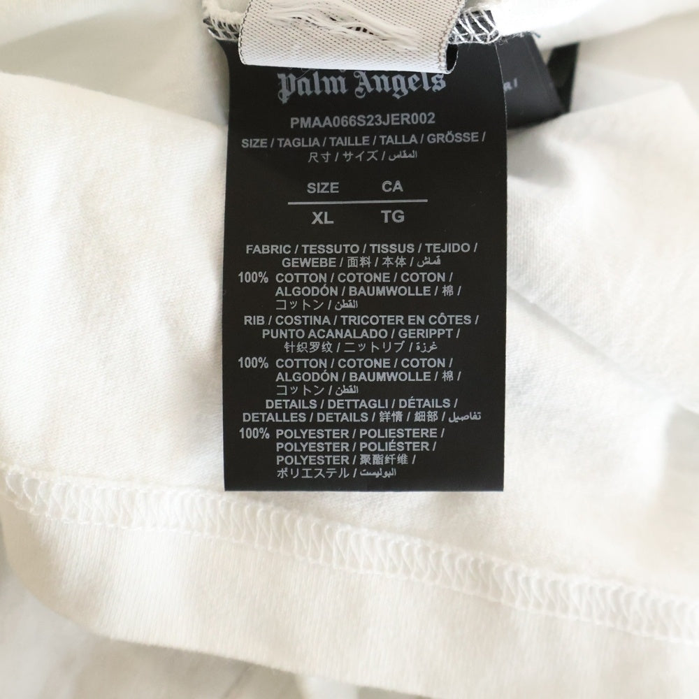 Palm Angels(パームエンジェルス) I Love Pa Classic フロントプリント 半袖Tシャツ ホワイト PMAA066S23JER0020184