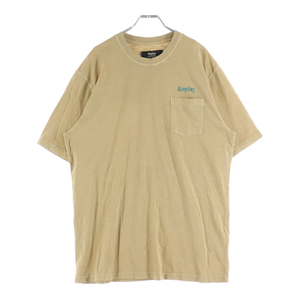 REPLAY(リプレイ) EARTH MADE SAHARA アース メイド サハラ ポケットTシャツ 半袖カットソー M6512.000.23314E