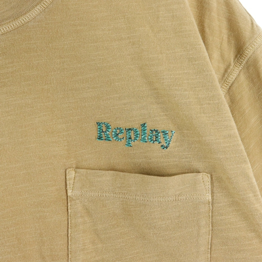 REPLAY(リプレイ) EARTH MADE SAHARA アース メイド サハラ ポケットTシャツ 半袖カットソー M6512.000.23314E