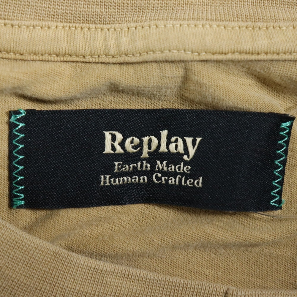 REPLAY(リプレイ) EARTH MADE SAHARA アース メイド サハラ ポケットTシャツ 半袖カットソー M6512.000.23314E